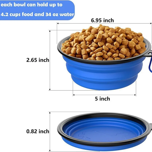 Collapsible Portable Dog Bowl Silicone for Travel - Image 6