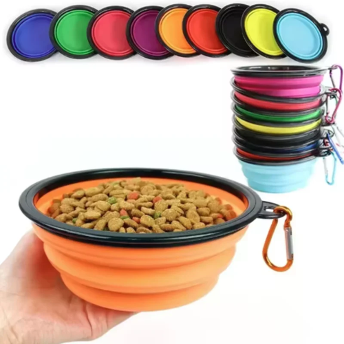 Portable Dog Food Bowl Silicone for Travel Feeding - Image 3