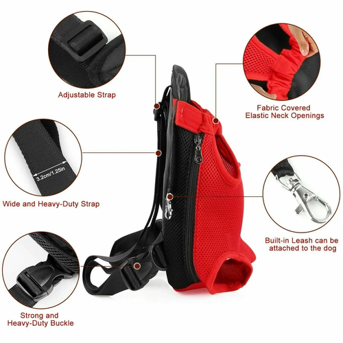 Pet Dog Carrier Backpack Mesh for Small Dogs - Image 3