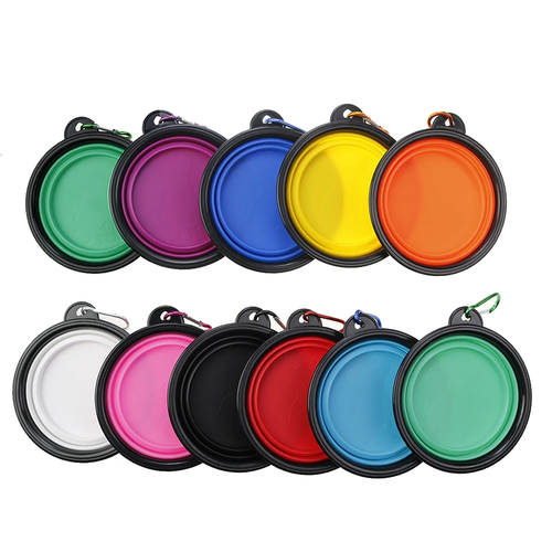 Portable Silicone Folding Dog Bowl for Travel - Image 5