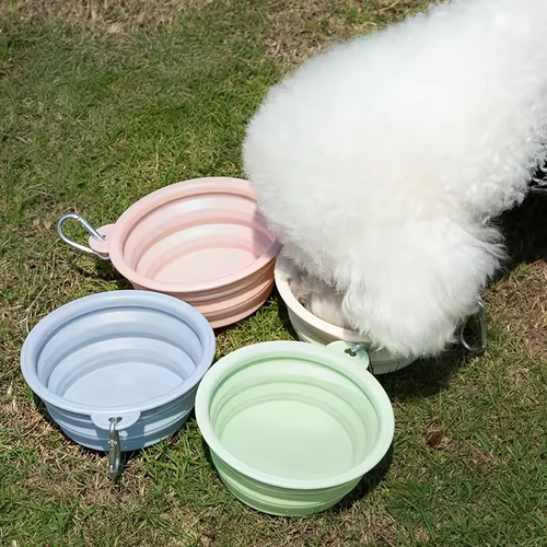 Portable Foldable Silicone Dog Bowl for Travel - Image 4