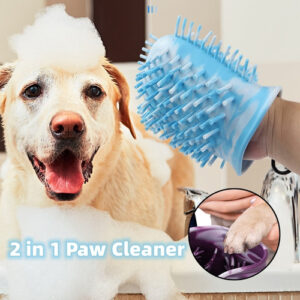2 In 1 Dog Paw Cleaner Cup for Foot Cleaning